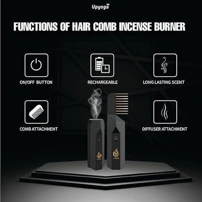 2 in 1 Hair Comb Incense Burner